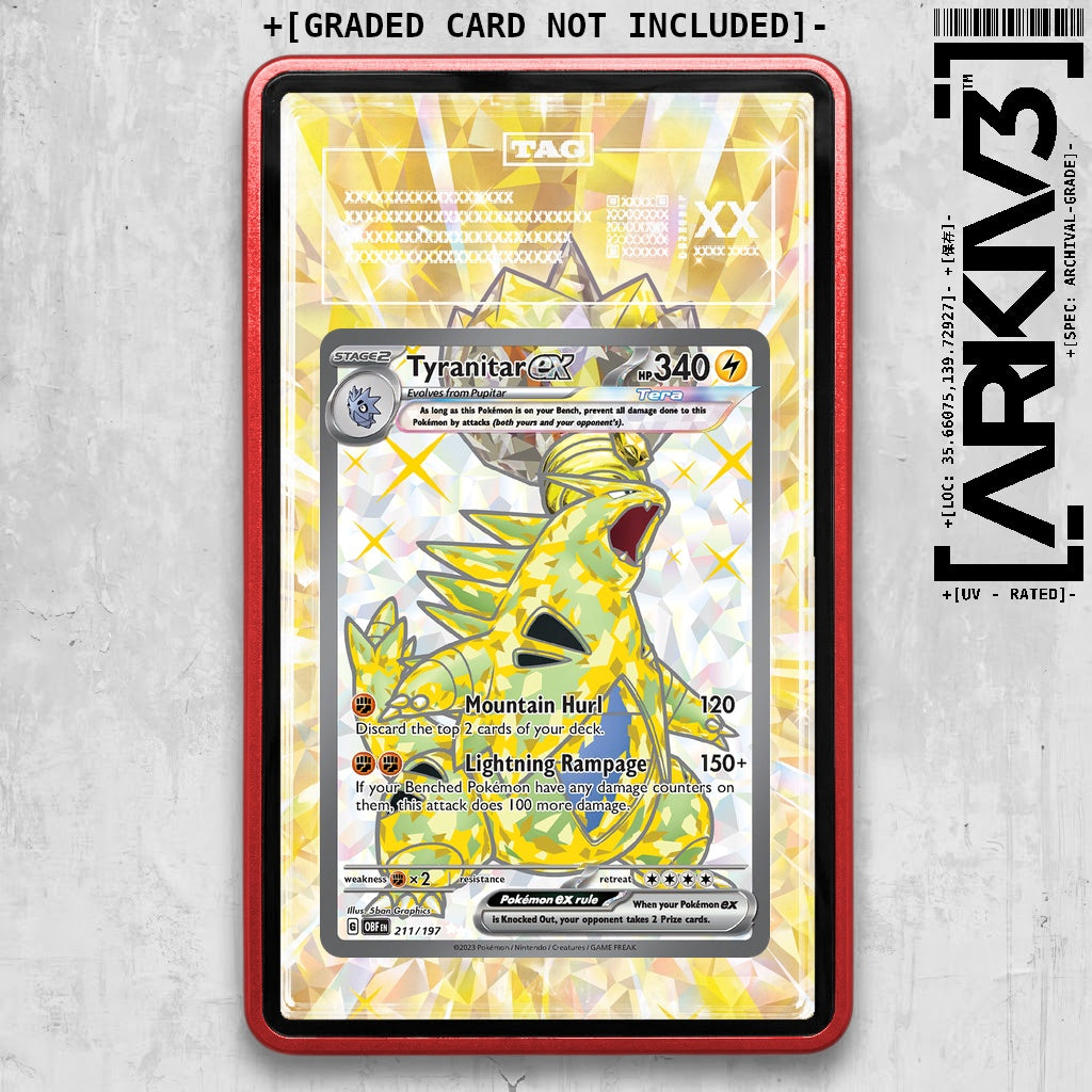 ARKIV3 TAG graded front - Red