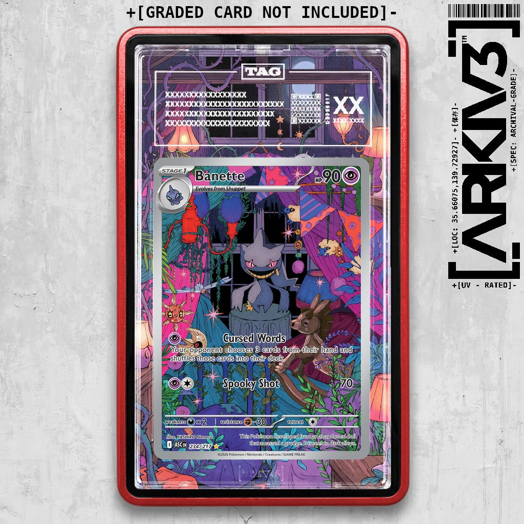 ARKIV3 TAG graded front - Red