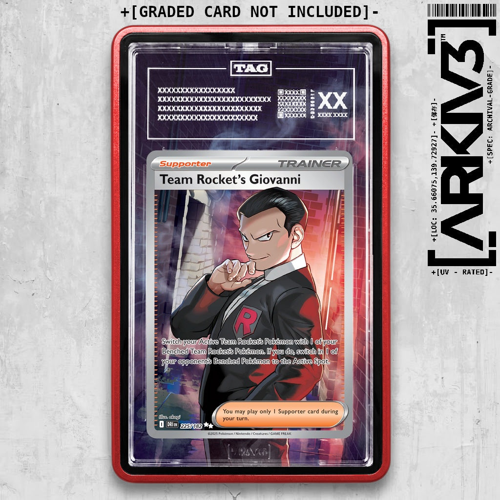 ARKIV3 TAG graded front - Red