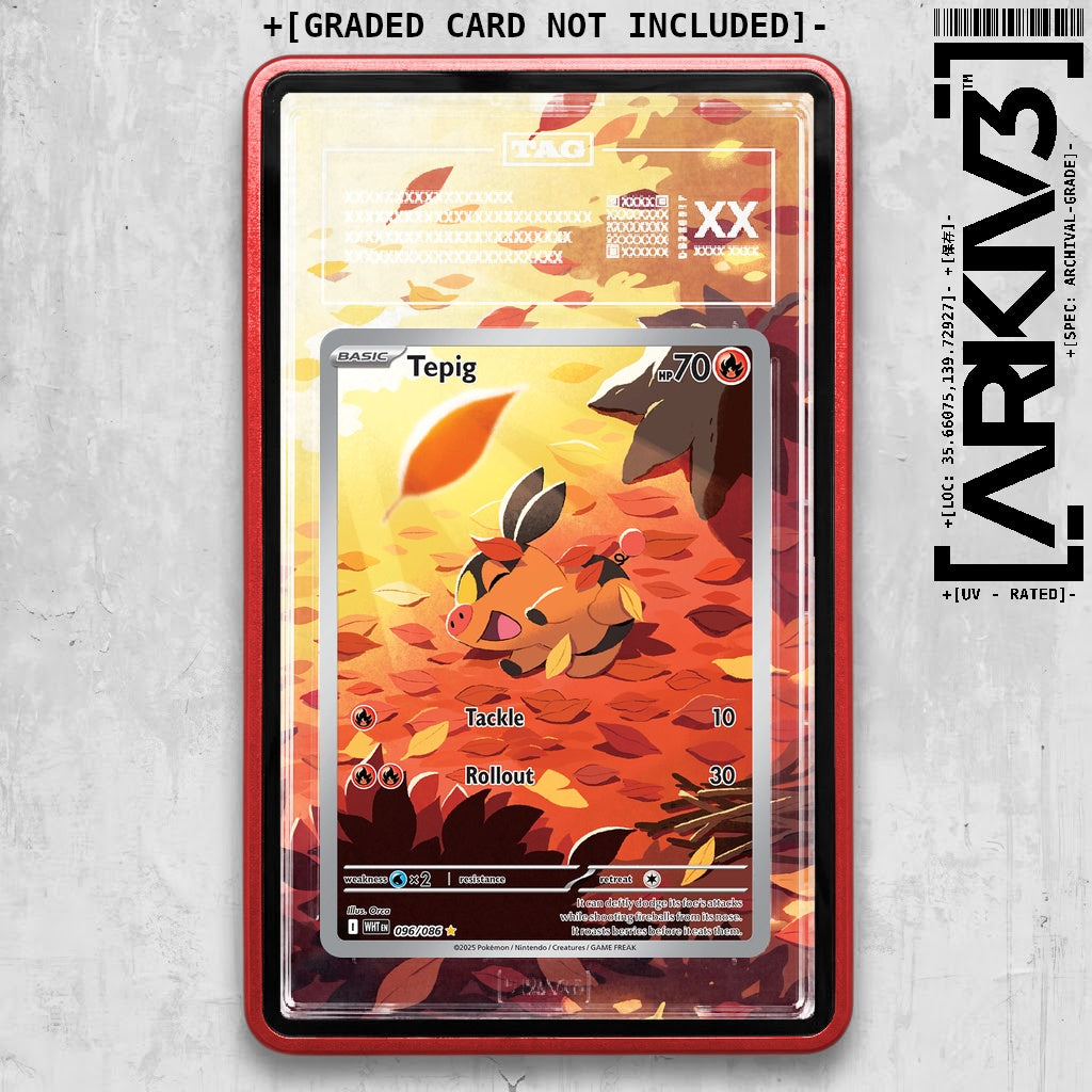 ARKIV3 TAG graded front - Red