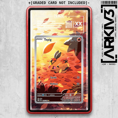ARKIV3 TAG graded front - Red