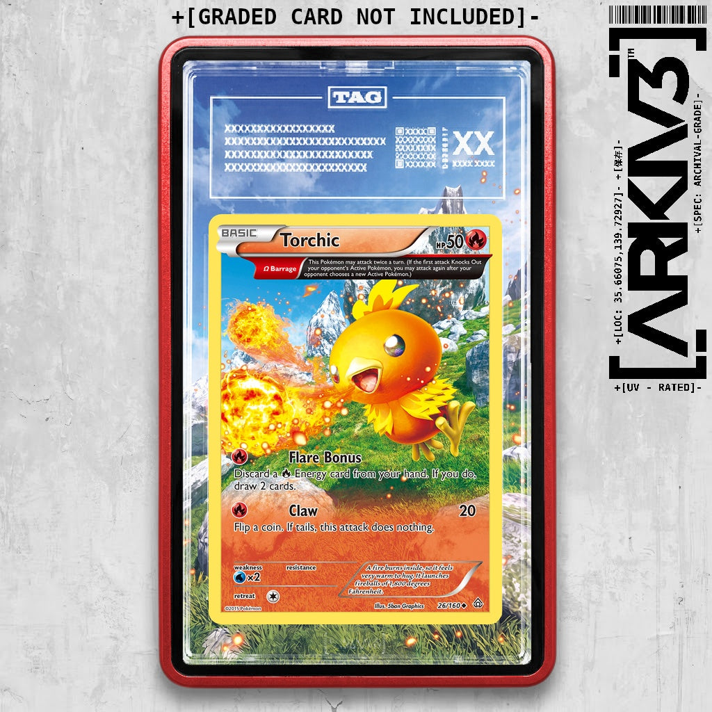 ARKIV3 TAG graded front - Red