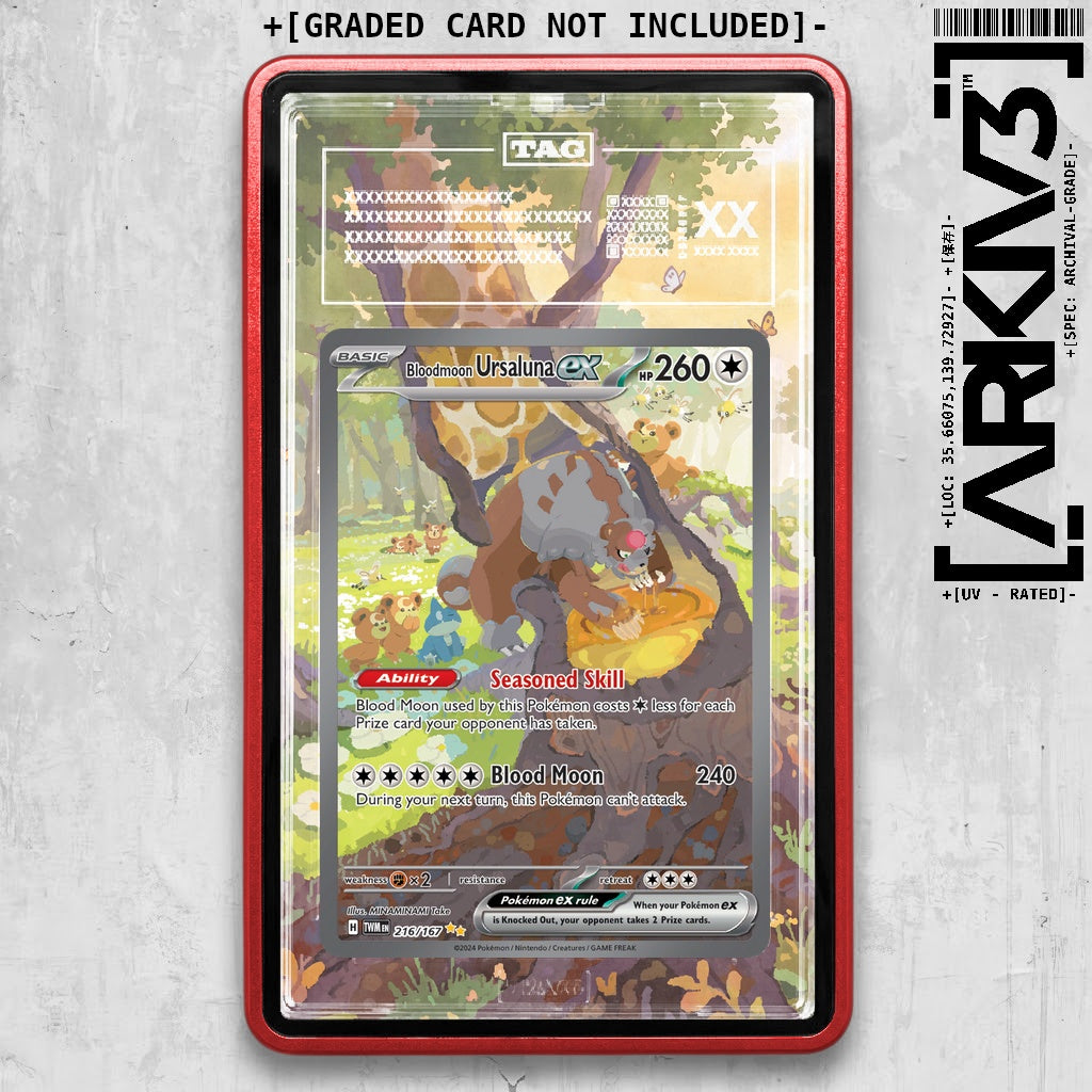 ARKIV3 TAG graded front - Red