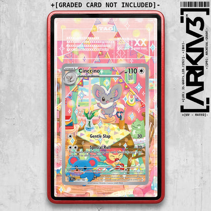 ARKIV3 TAG graded front - Red