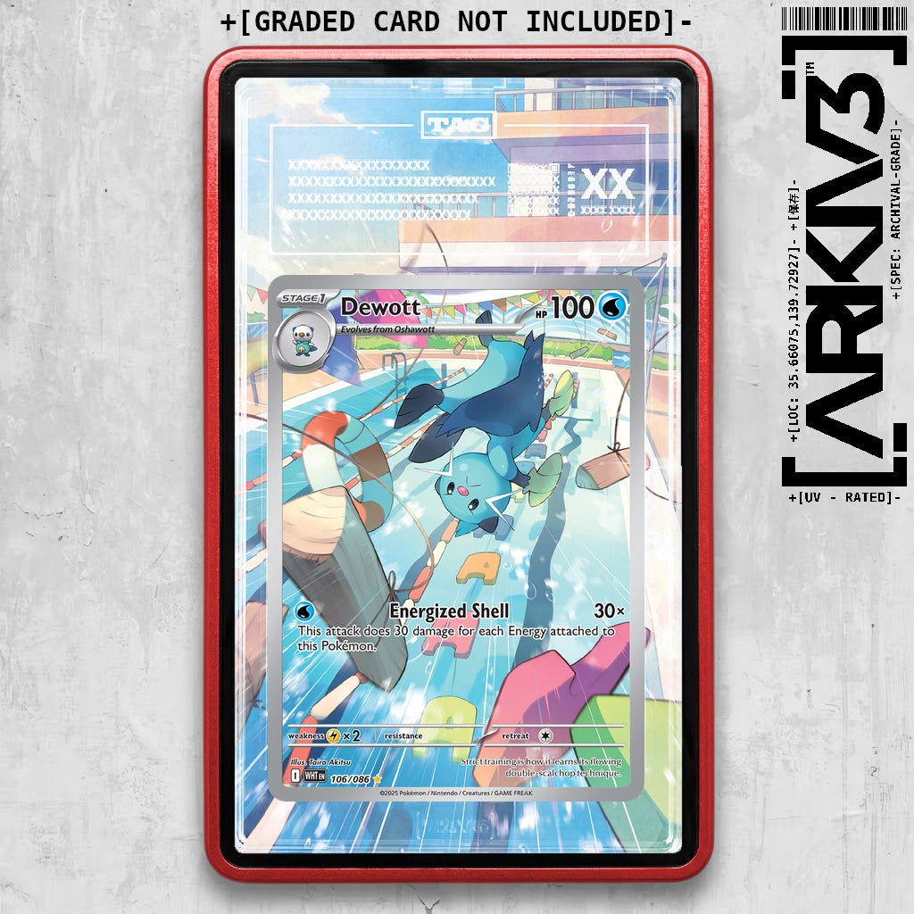 ARKIV3 TAG graded front - Red