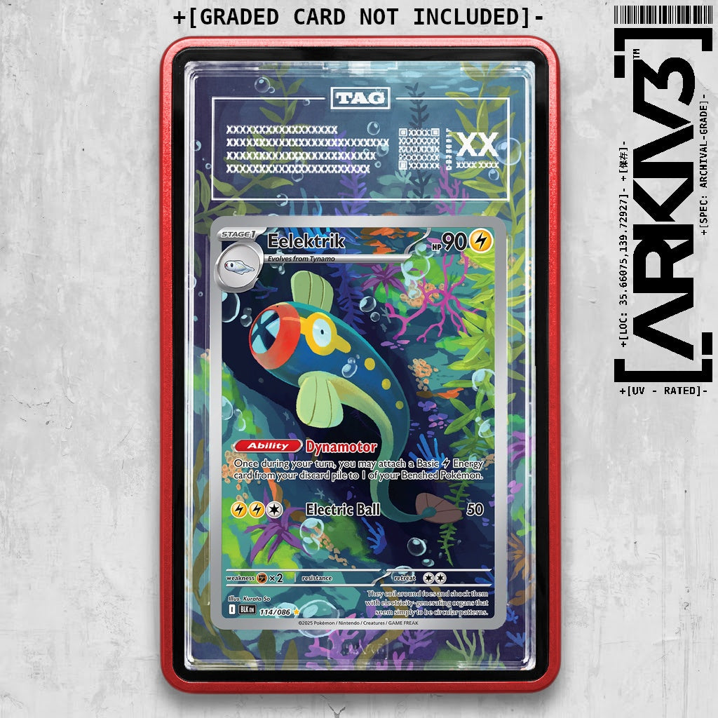 ARKIV3 TAG graded front - Red