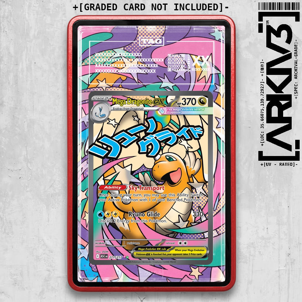 ARKIV3 TAG graded front - Red