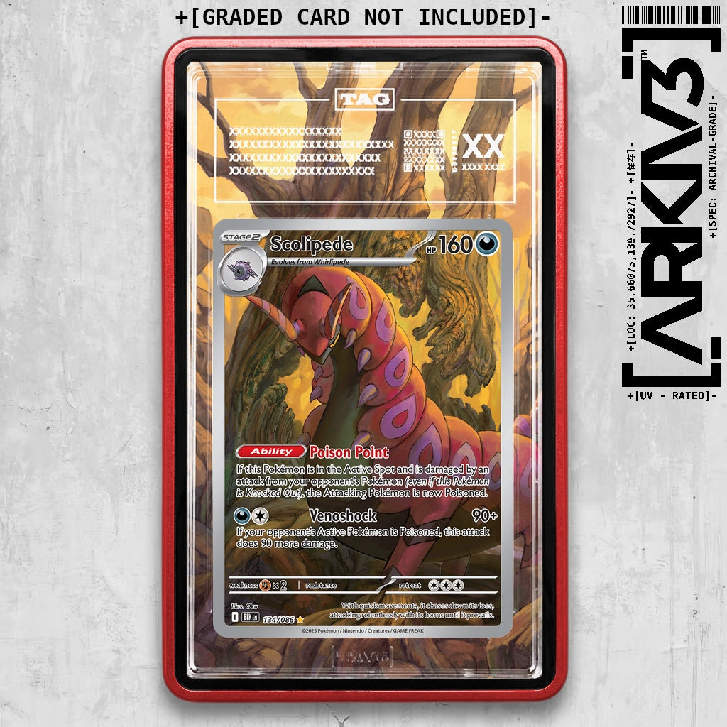 ARKIV3 TAG graded front - Red