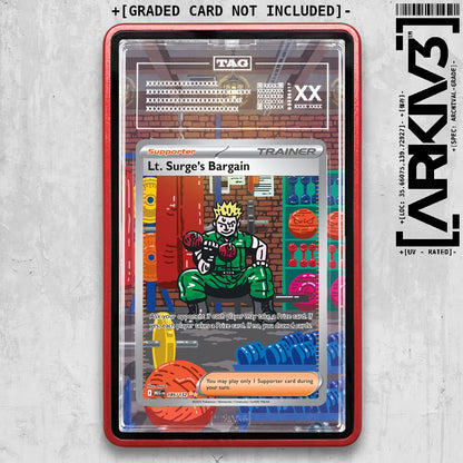 ARKIV3 TAG graded front - Red