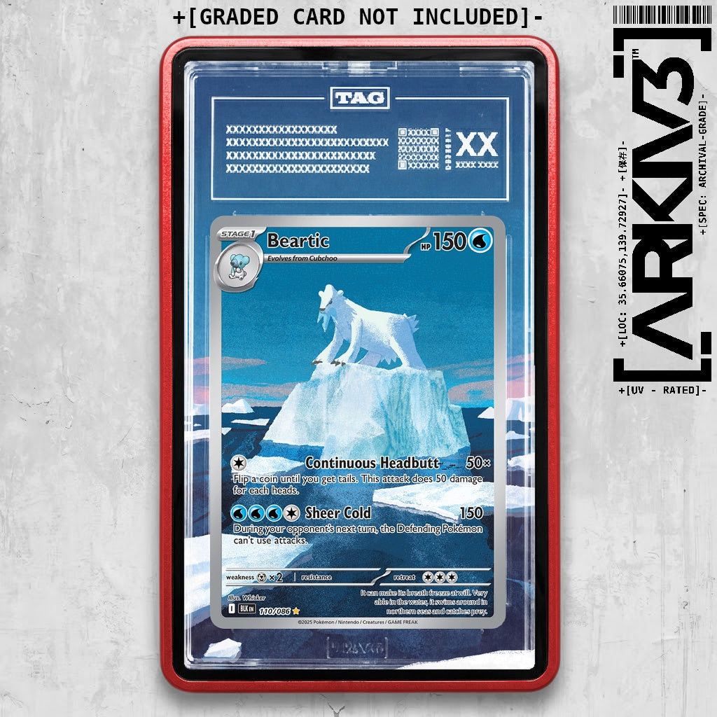 ARKIV3 TAG graded front - Red
