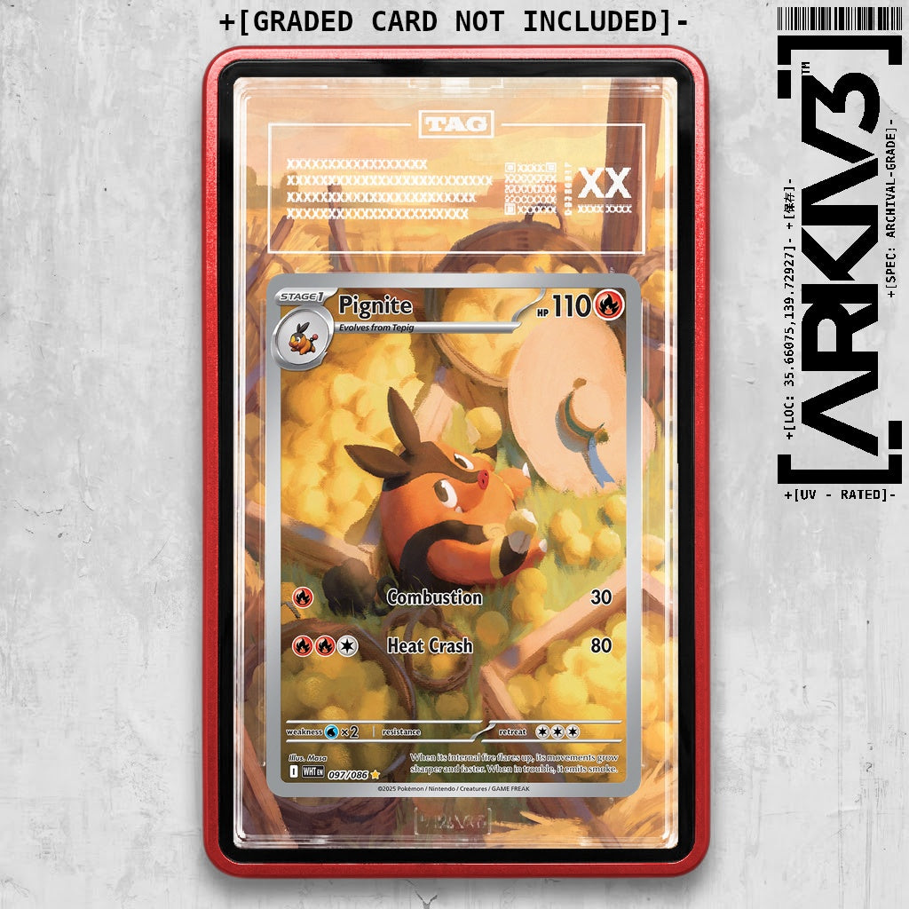 ARKIV3 TAG graded front - Red
