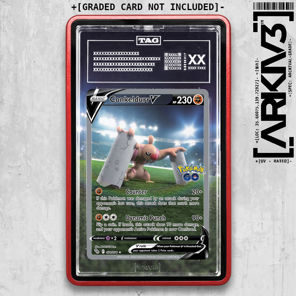 ARKIV3 TAG graded front - Red