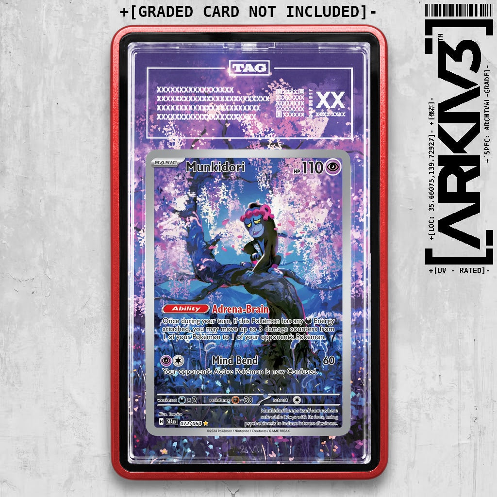 ARKIV3 TAG graded front - Red