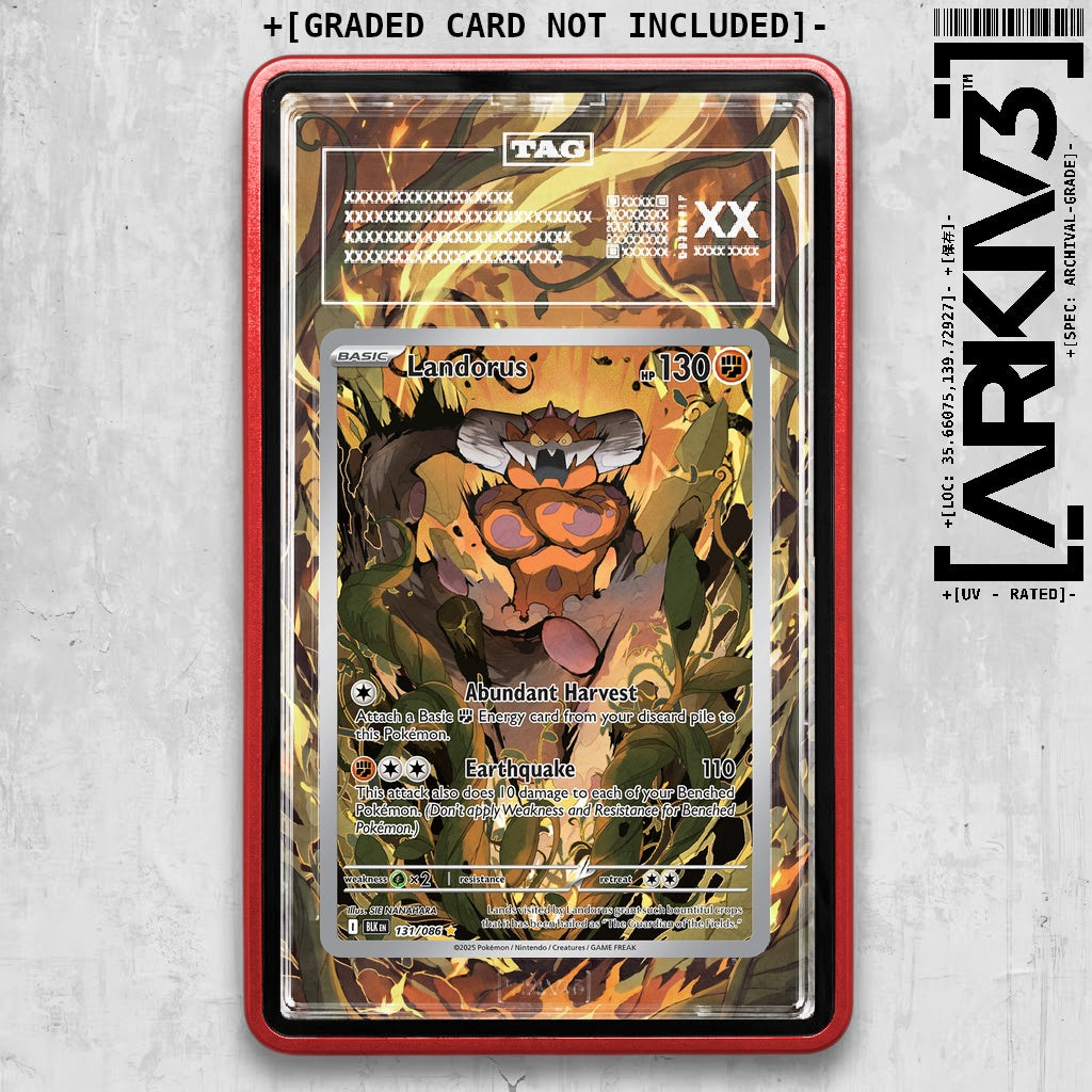 ARKIV3 TAG graded front - Red