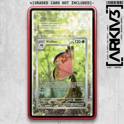 ARKIV3 TAG graded front - Red