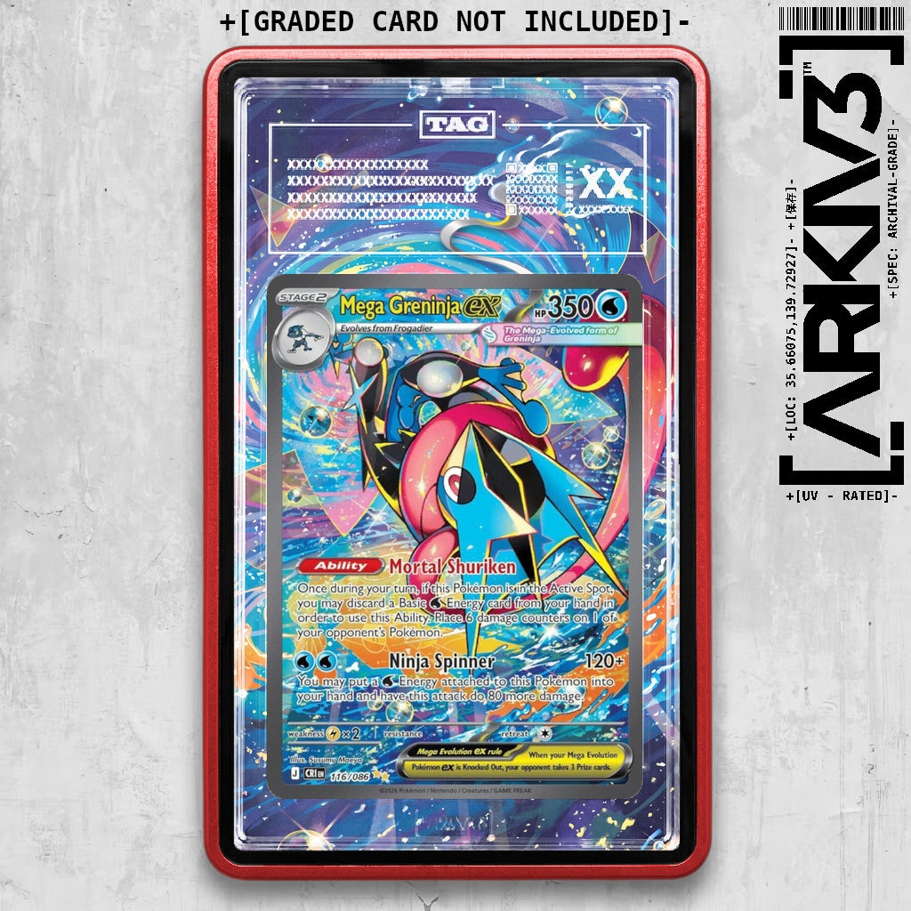 ARKIV3 TAG graded front - Red