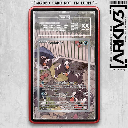 ARKIV3 TAG graded front - Red