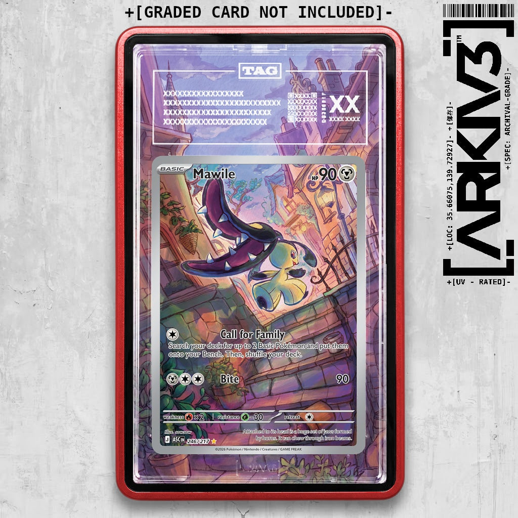 ARKIV3 TAG graded front - Red