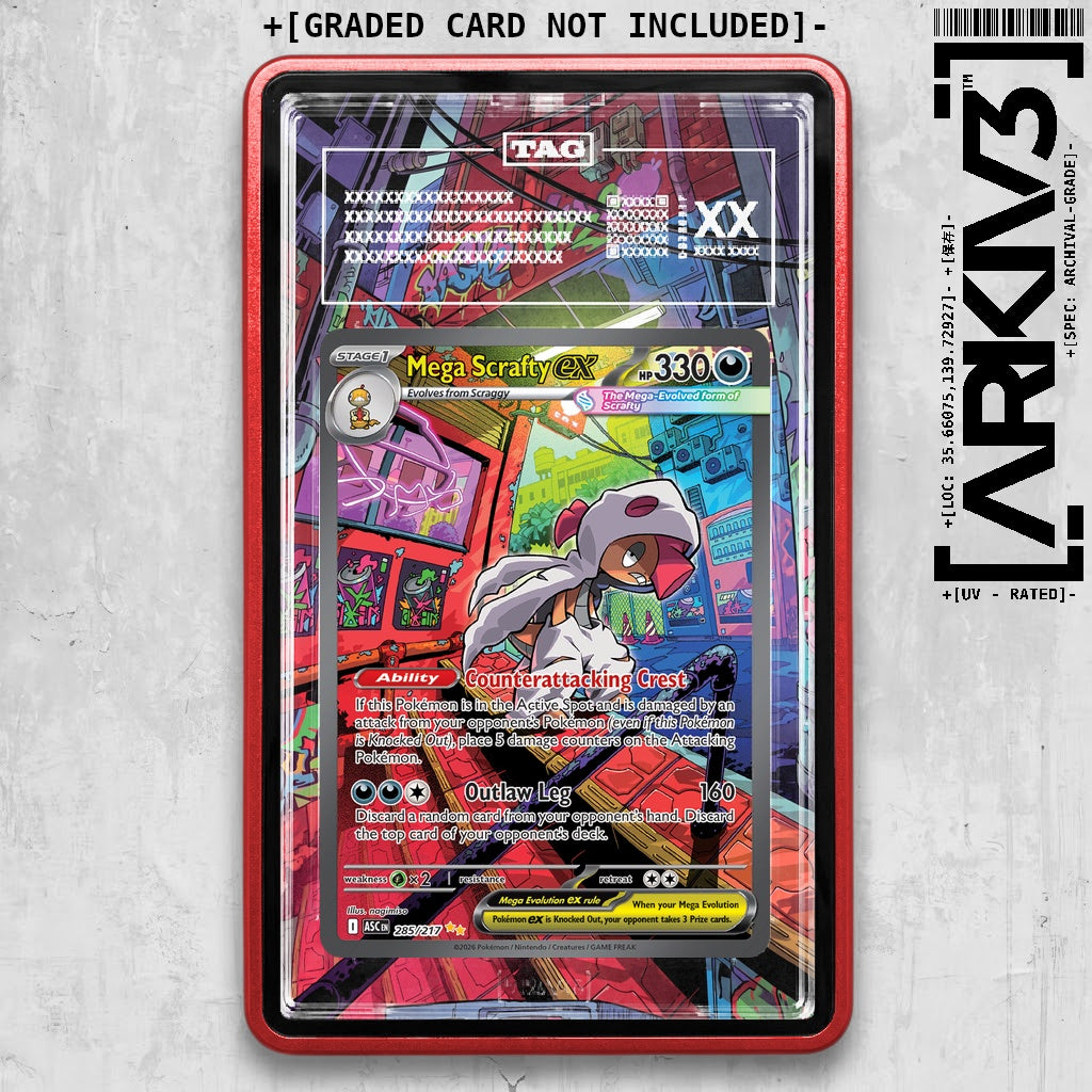 ARKIV3 TAG graded front - Red