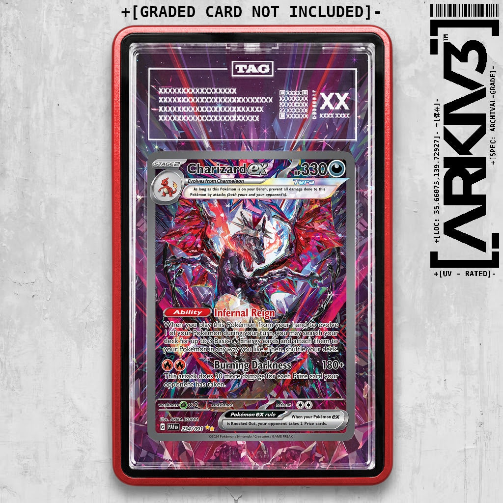 ARKIV3 TAG graded front - Red