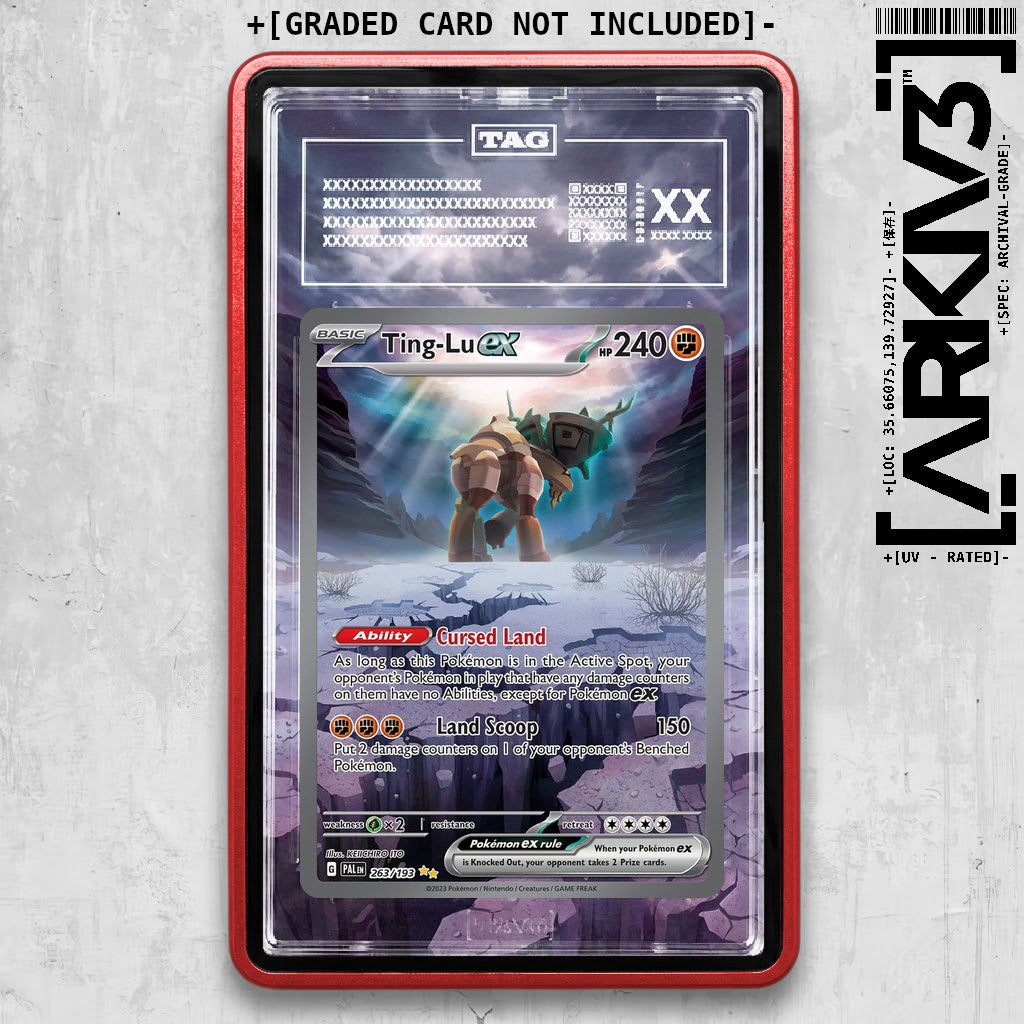 ARKIV3 TAG graded front - Red