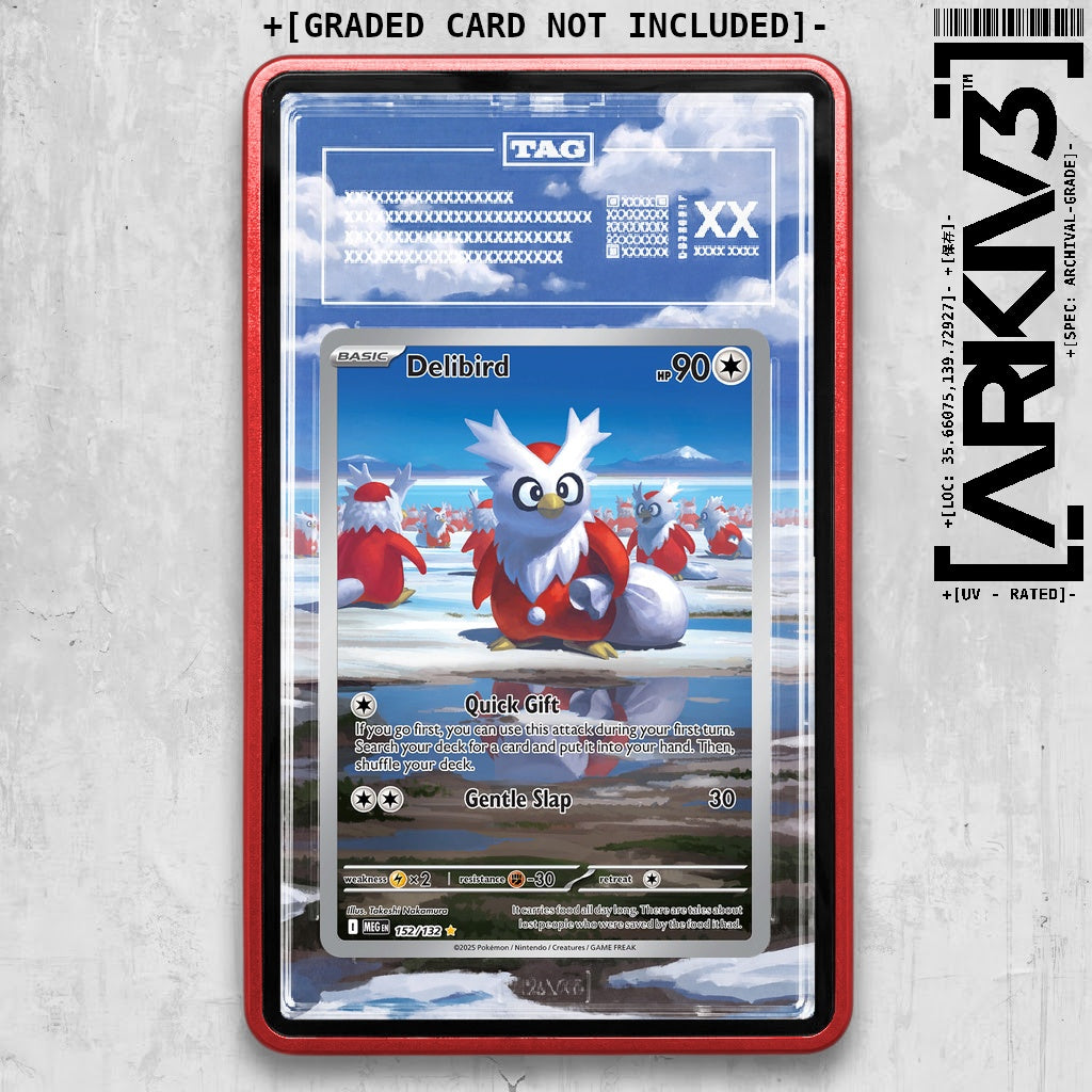ARKIV3 TAG graded front - Red