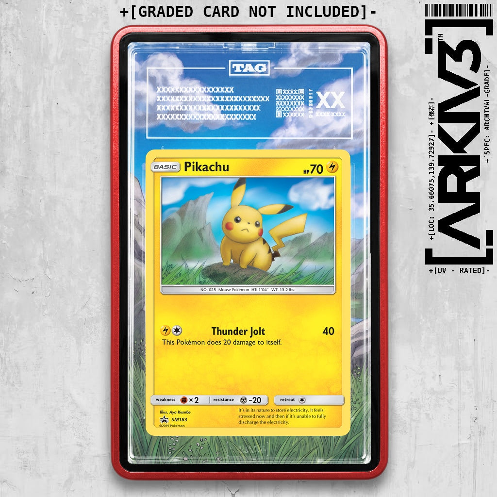 ARKIV3 TAG graded front - Red