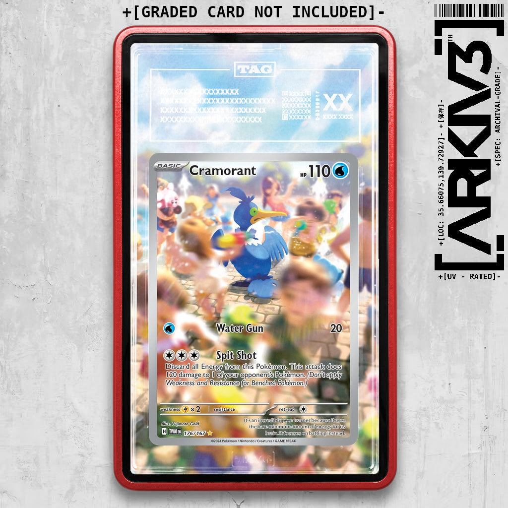 ARKIV3 TAG graded front - Red