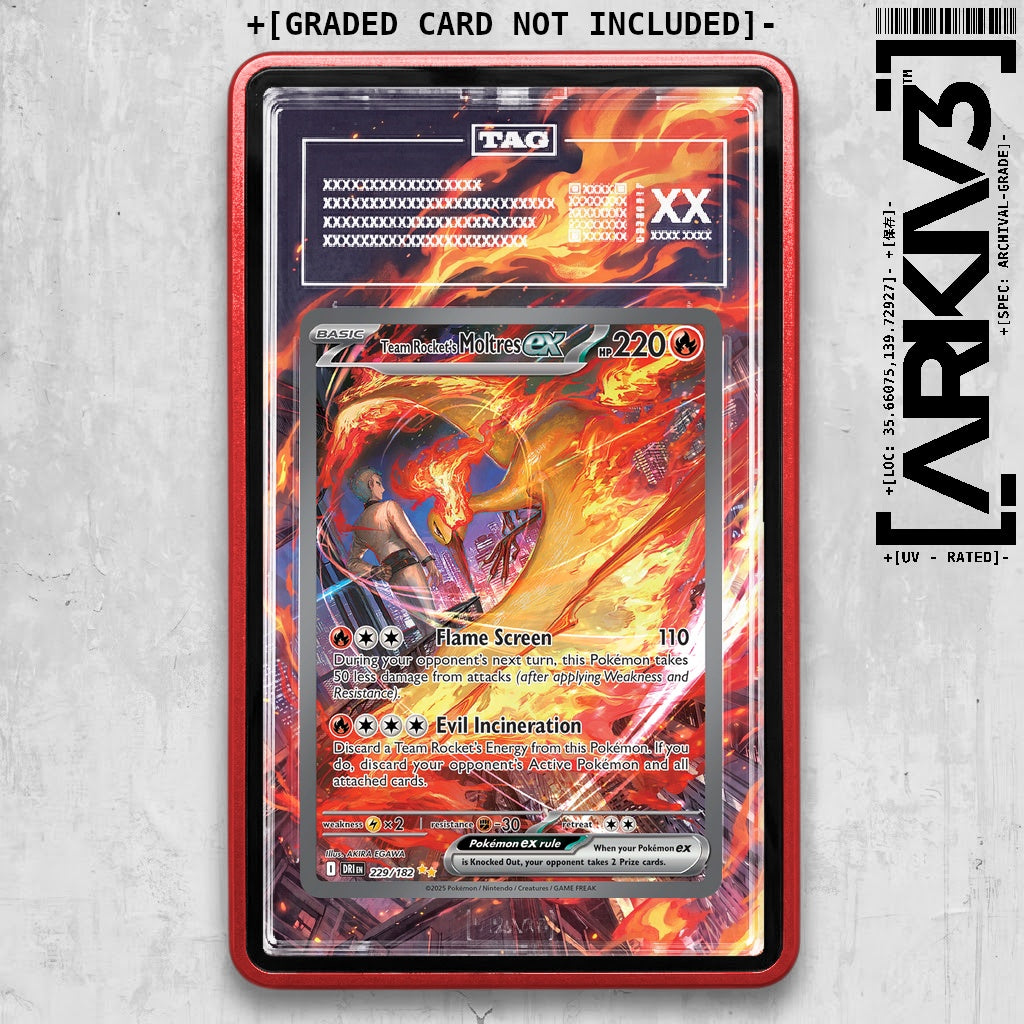 ARKIV3 TAG graded front - Red