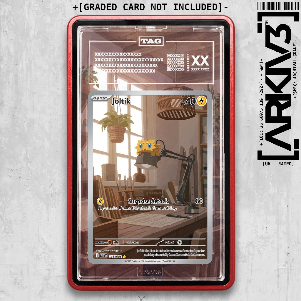 ARKIV3 TAG graded front - Red