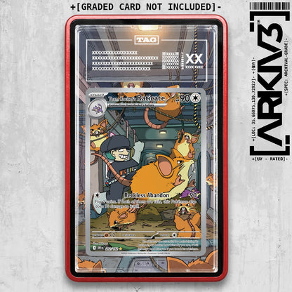 ARKIV3 TAG graded front - Red