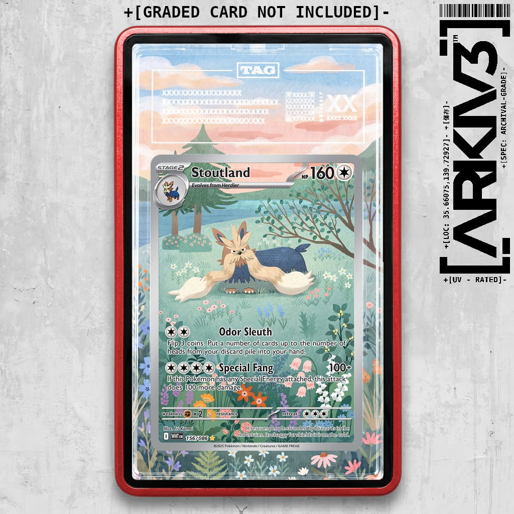 ARKIV3 TAG graded front - Red
