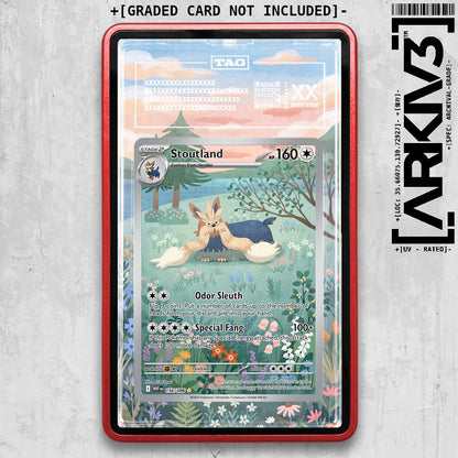 ARKIV3 TAG graded front - Red