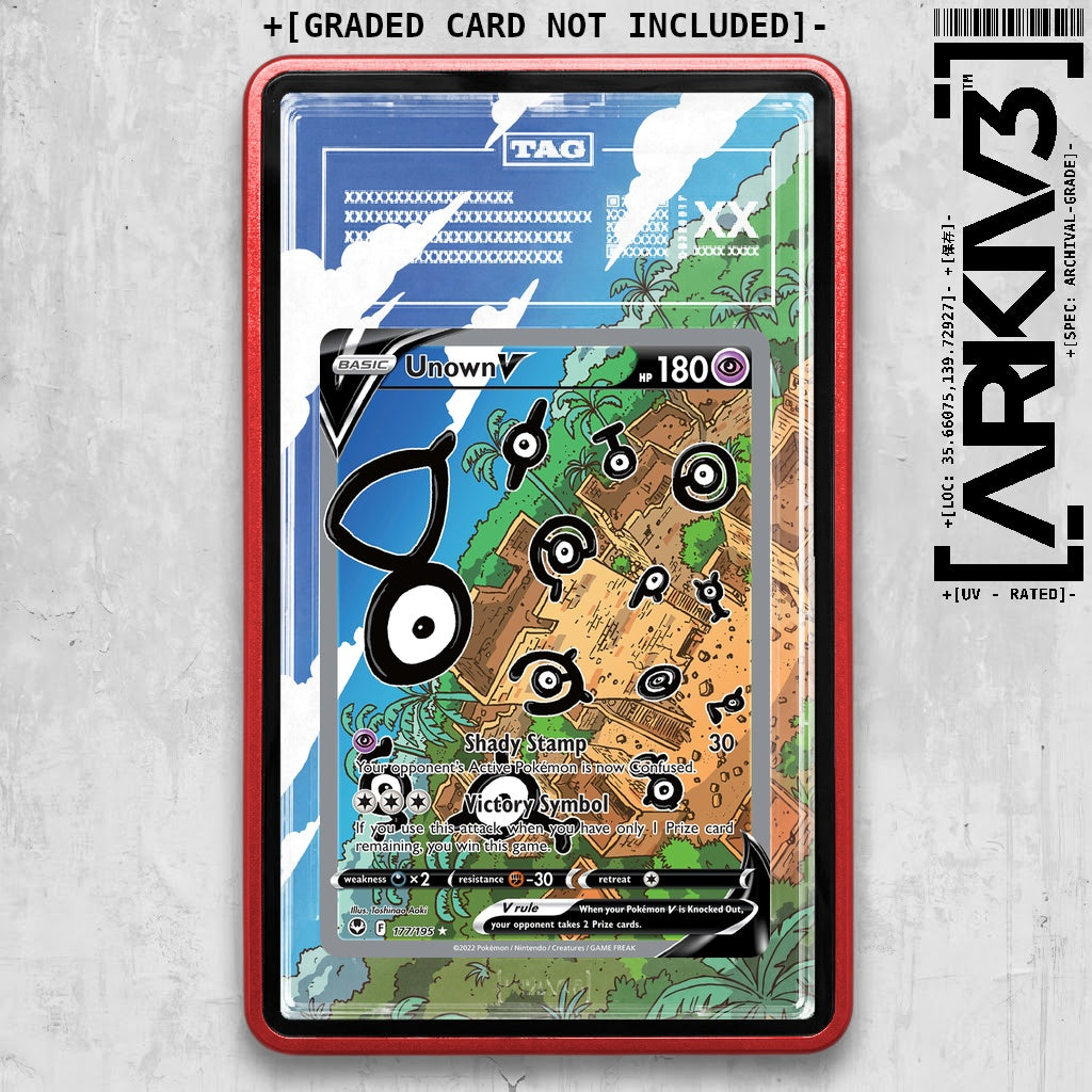 ARKIV3 TAG graded front - Red