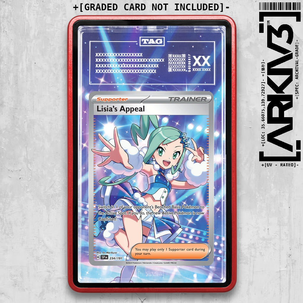 ARKIV3 TAG graded front - Red