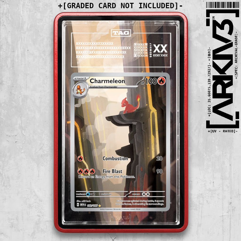 ARKIV3 TAG graded front - Red