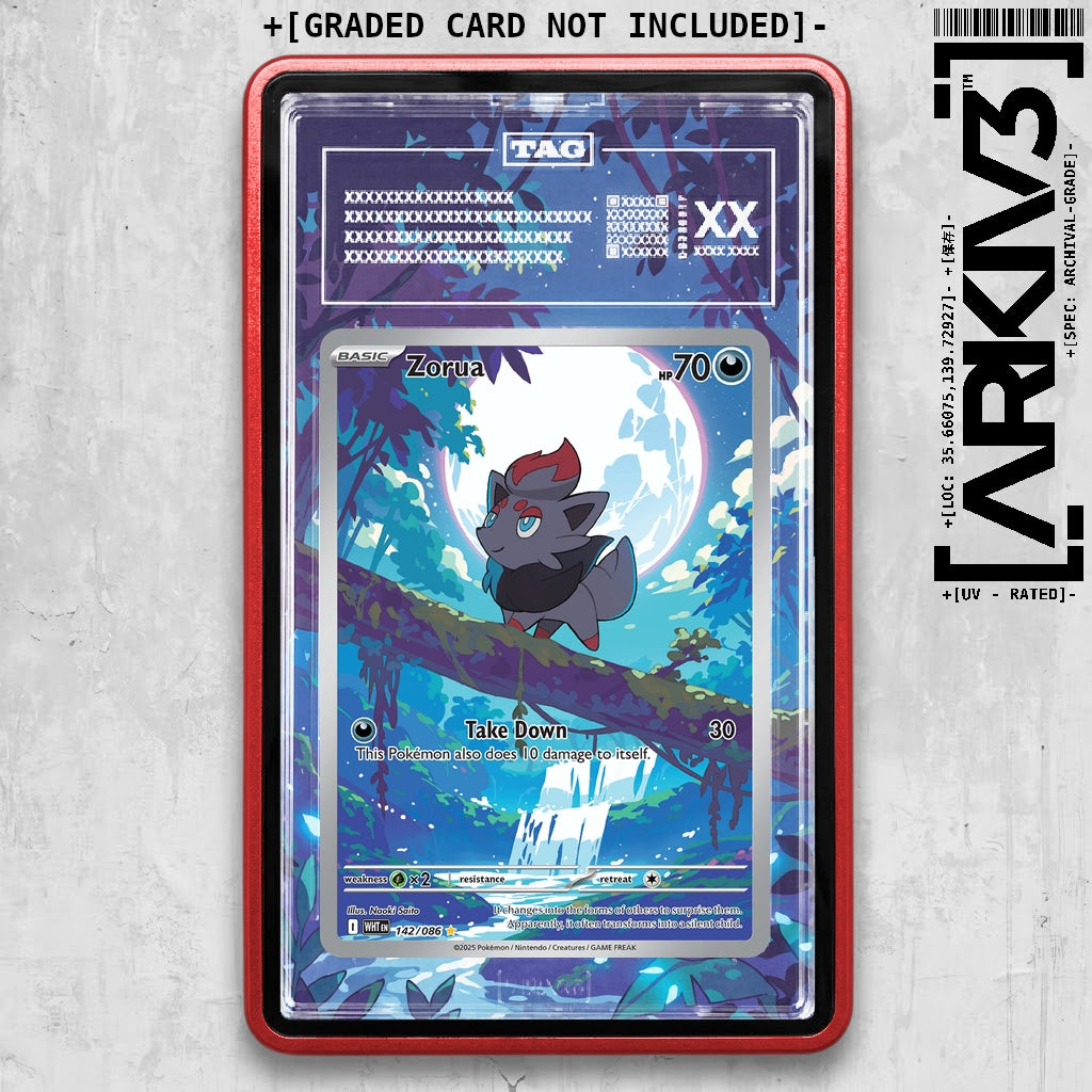 ARKIV3 TAG graded front - Red