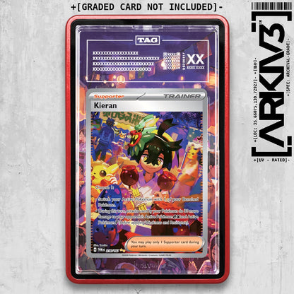 ARKIV3 TAG graded front - Red