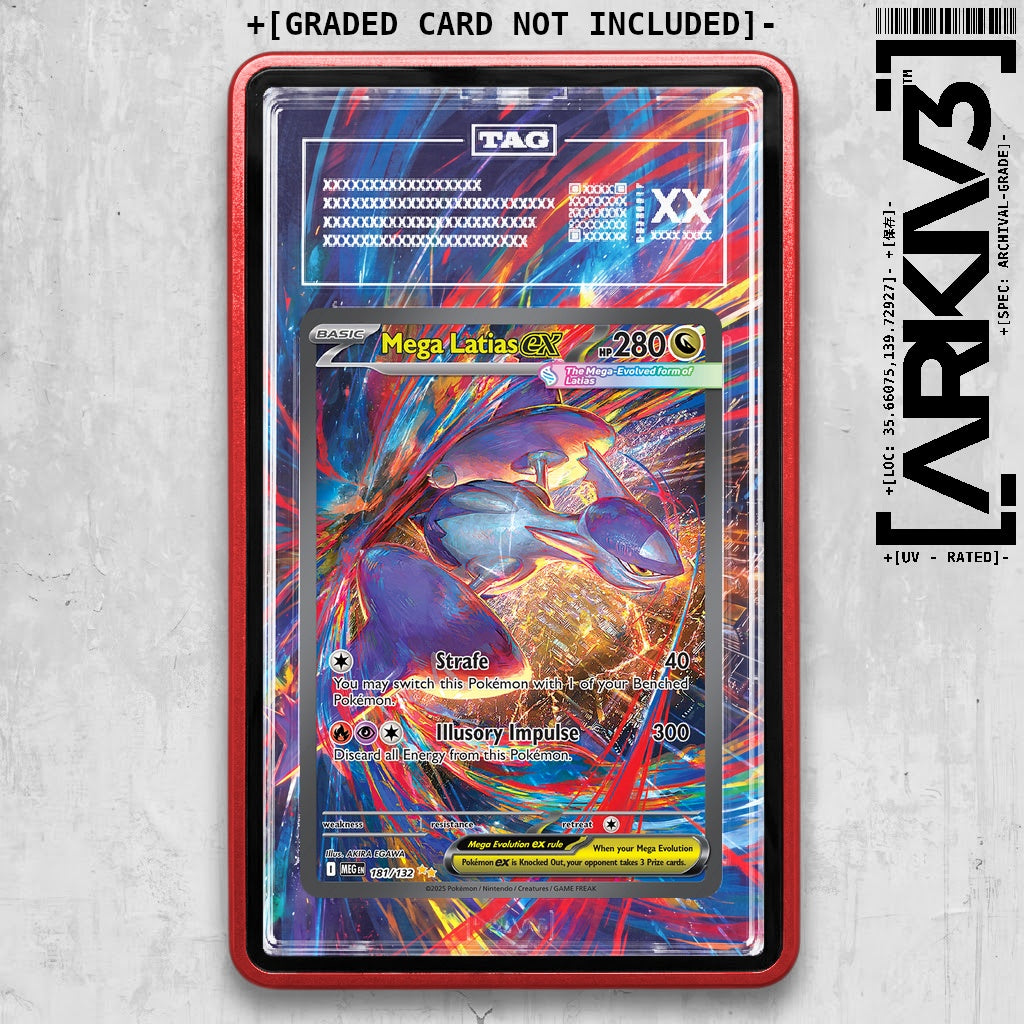 ARKIV3 TAG graded front - Red