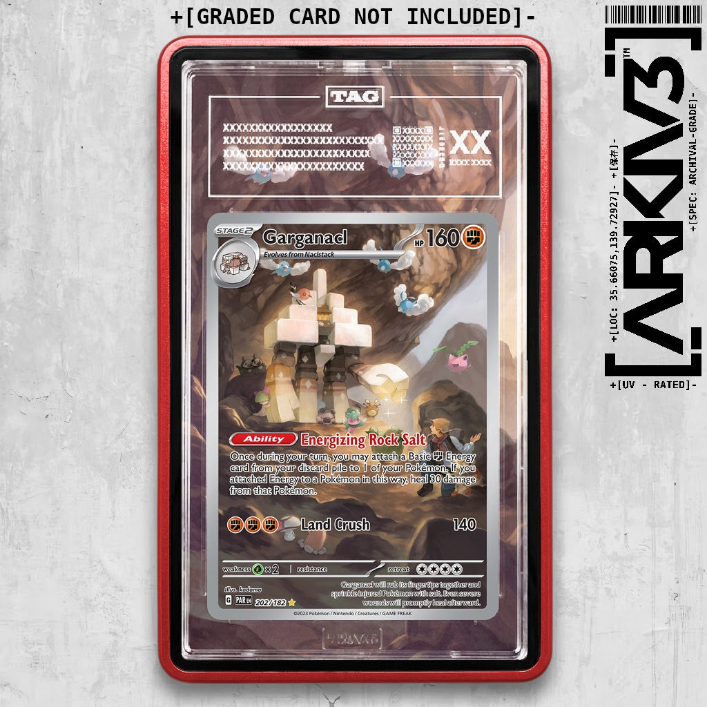ARKIV3 TAG graded front - Red
