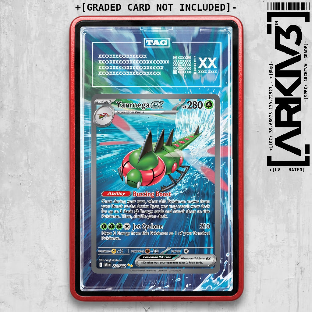 ARKIV3 TAG graded front - Red