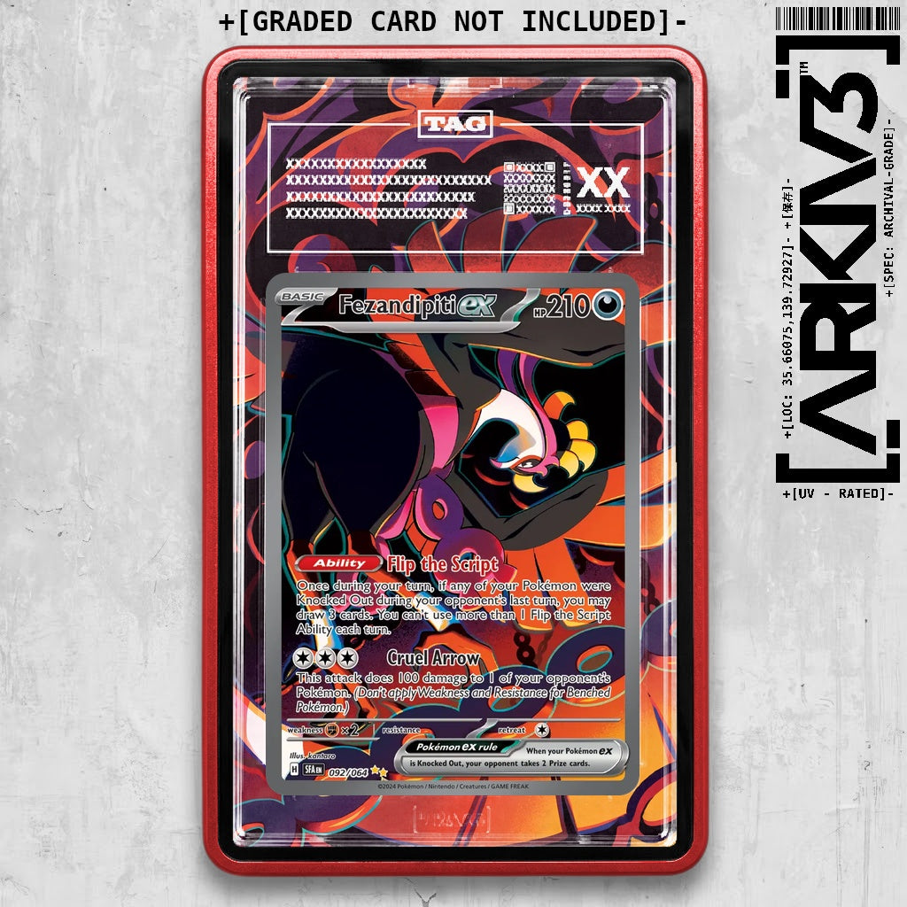 ARKIV3 TAG graded front - Red
