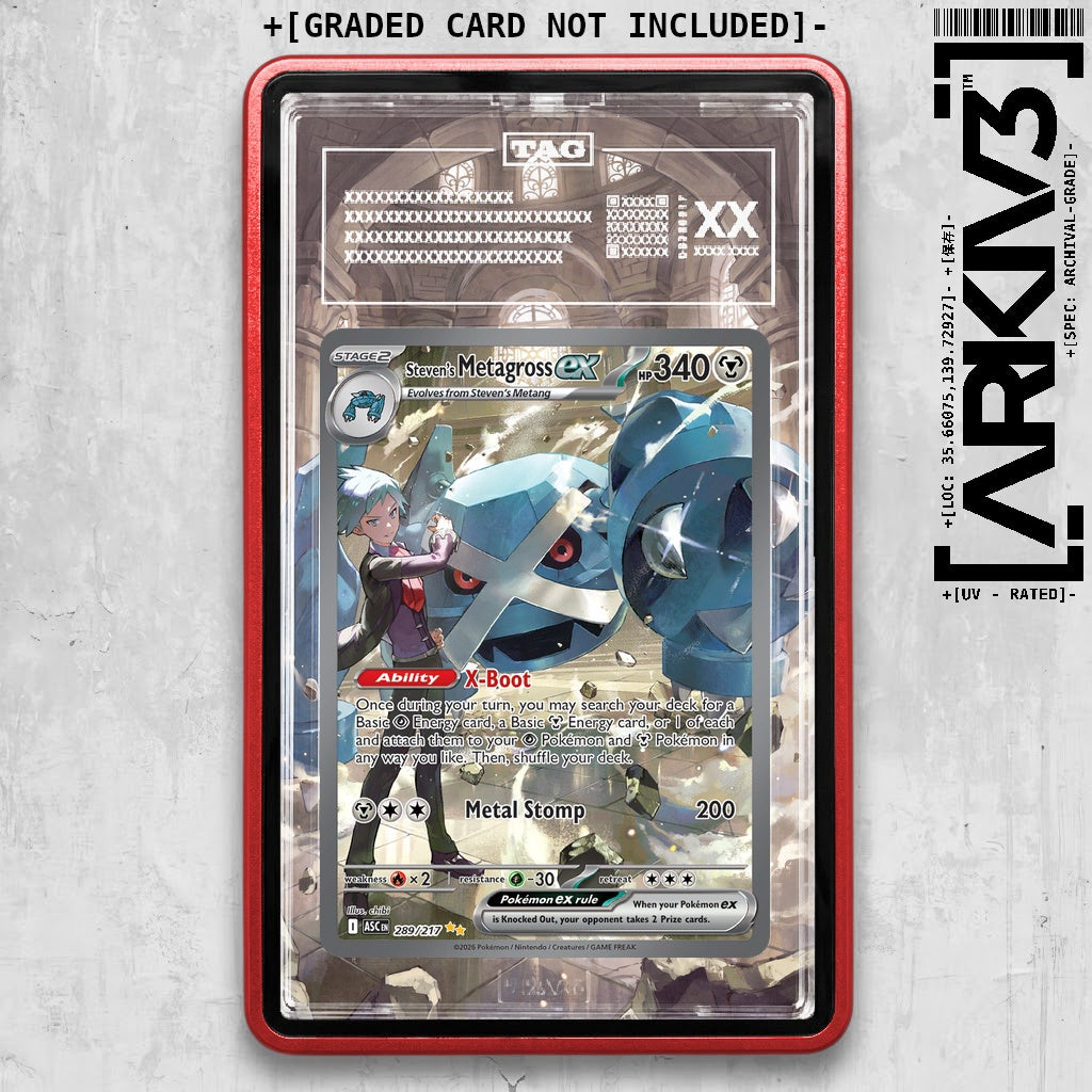 ARKIV3 TAG graded front - Red