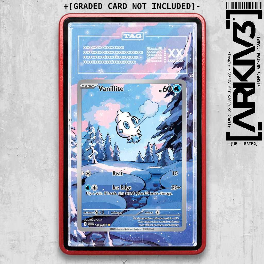 ARKIV3 TAG graded front - Red