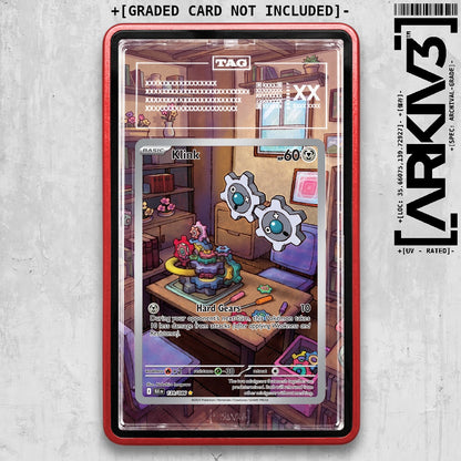 ARKIV3 TAG graded front - Red