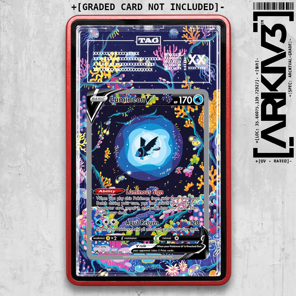 ARKIV3 TAG graded front - Red