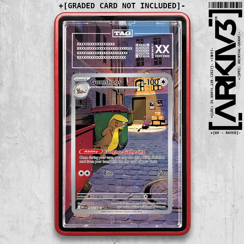 ARKIV3 TAG graded front - Red