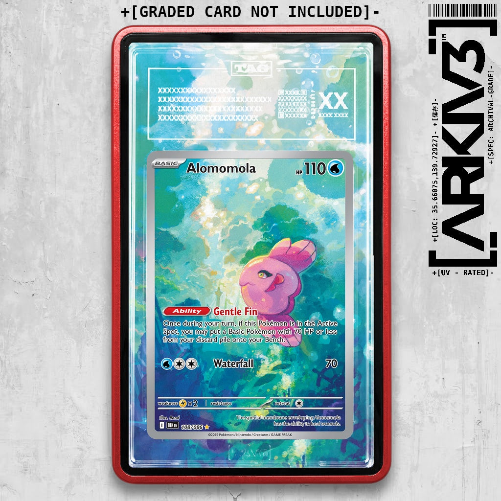ARKIV3 TAG graded front - Red