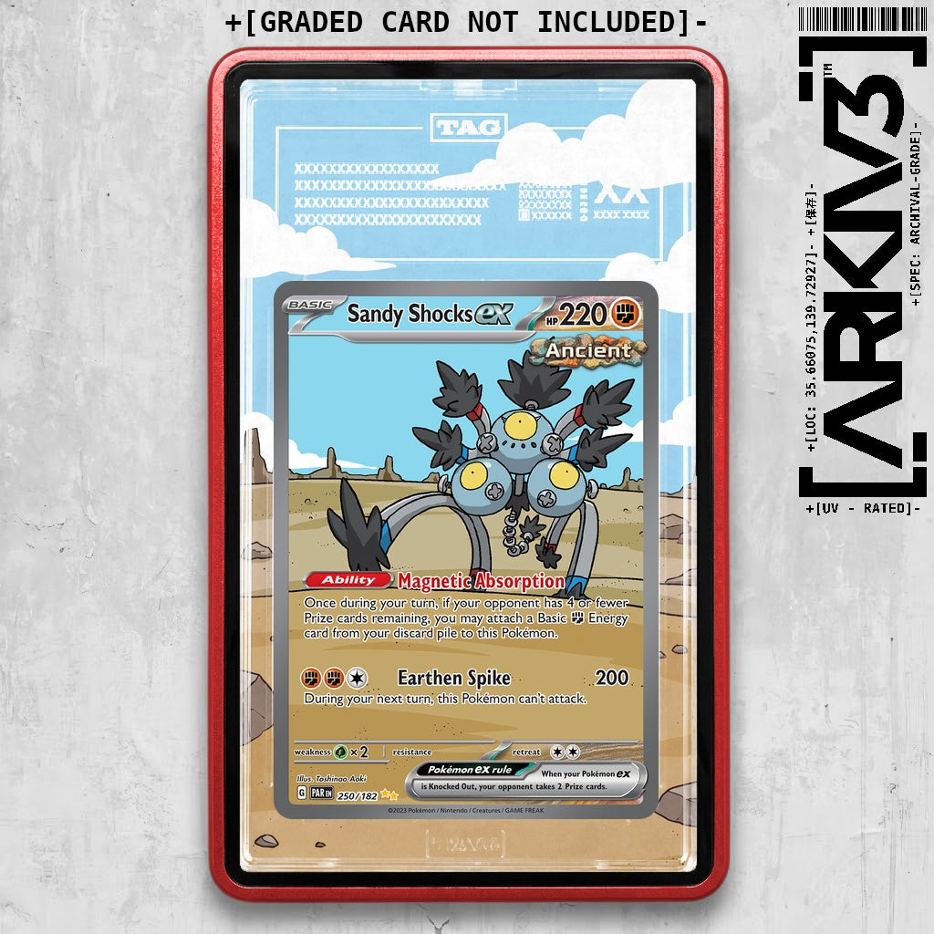 ARKIV3 TAG graded front - Red