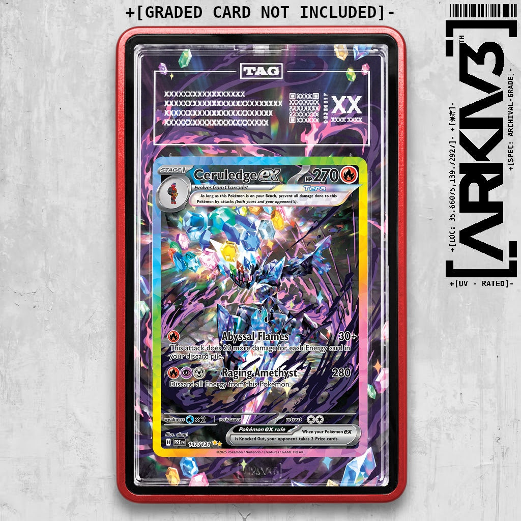 ARKIV3 TAG graded front - Red